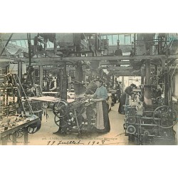 WW 69 LYON. Tissage mécanique Industrie de la Soie 1908