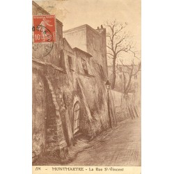 WW PARIS XVIII. La Rue Saint-Vincent 1911