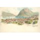 WW SUISSE. Saluto da Lugano vers 1900