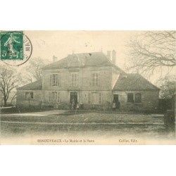 52 ESNOUVEAUX. La Mairie et la Poste 1910