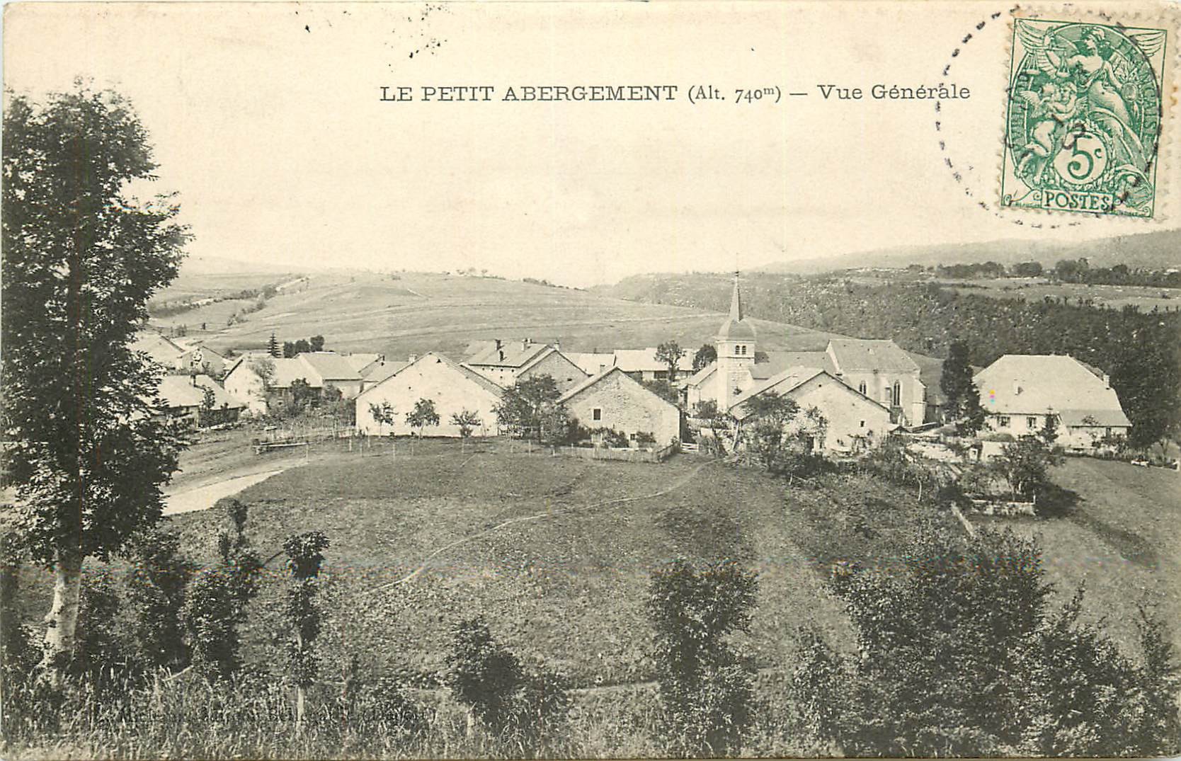 01 LE PETIT ABERGEMENT. Le Village 1907