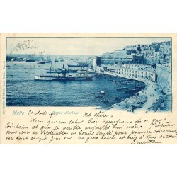 MALTA MALTE. Grand Harbour 1901