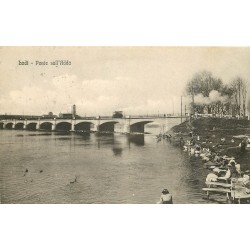 LODI. Ponte sull'Adda et Lavandières 1910