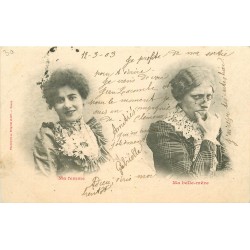 Illustrateur Bergeret. Ma Femme et ma Belle-Mère 1903