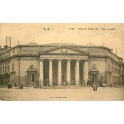 14 CAEN. Top Promotion Palais de Justice Place des Tribunaux 1926 pour Mr Lebon Directeur Banque de France