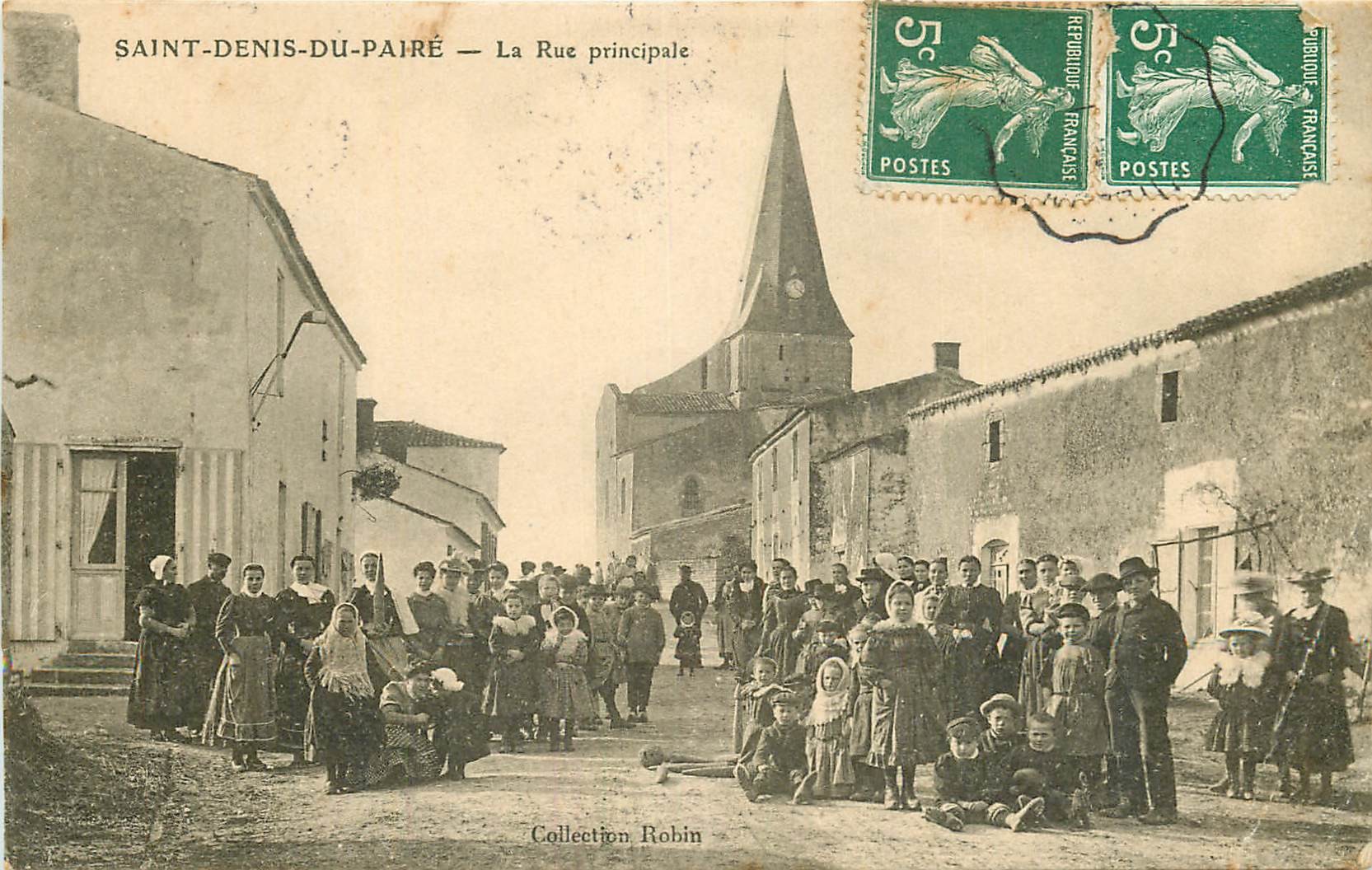 85 SAINT-DENIS-DU-PAIRE. Rue Principale 1908