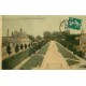 51 FISMES. Les Promenades carte toilée 1910