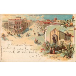 BRINDISI. Hôtel Europe corso Umberto I° et Chiesa 1905
