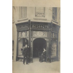PARIS 16°. Boulangerie Besançon angle Rue Spontini et Général Appert. La deuxième photo est de nos jours à titre comparatif...