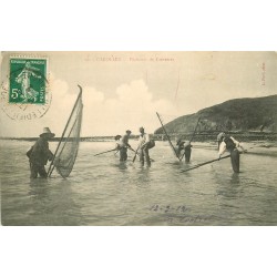50 CAROLLES. Pêcheurs de Crevette 1912