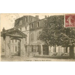 78 SAINT-CYR. Entrée de l'Ecole Militaire vers 1923