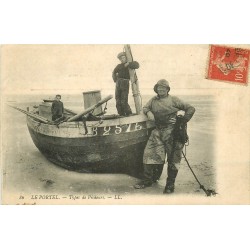 62 LE PORTEL. Types de Pêcheurs 1907