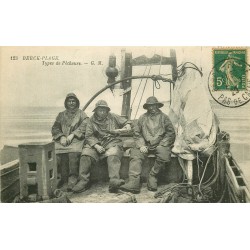 62 BERCK-PLAGE. Types de Pêcheurs 1920