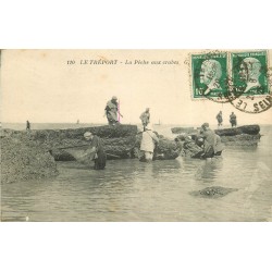 76 LE TREPORT. La Pêche aux Crabes 1925