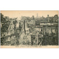 carte postale ancienne 02 SOISSONS. 1914-18 Rue du pot d'Etain et Bannière