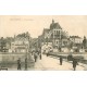 53 MAYENNE. Pont Neuf 1909 Restaurant Bigot et Banque Société Générale