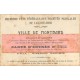 21 MONTBARD. Laveuses sur la Brenne. Carte d'Entrée d'un Concours musicale 1909