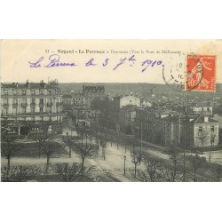 94 NOGENT SUR MARNE LE PERREUX 1910 Gare et Banque Société Générale