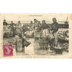 35 CANCALE. L'Emballage des Huîtres 1933