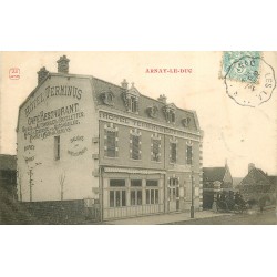 21 ARNAY-LE-DUC. Hôtel Restaurant Terminus 1906