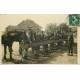 45 ORLEANS. Militaires avec Chevaux à l'Abreuvoir 1912 carte photo émaillographie