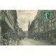 carte postale ancienne 14 CAEN. Top Promotion Rue Saint-Pierre 1908 avec Triporteur de Boucher
