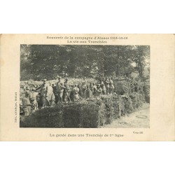 MILITARIA. Campagne d'Alsace 1914 la Vie aux Tranchées de 1er ligne