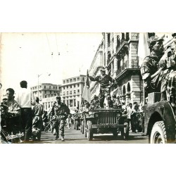 ALGER. Fêtes Indépendance El-Djezair. Armée de Libération Boulevard Carnot