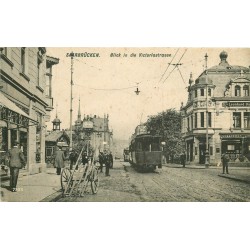 Saarbruecken Saarbrücken, Strassenbahn in der Victoriastrasse 1921