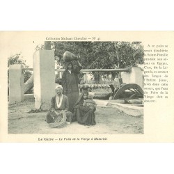 2 Cpa LE CAIRE. Puits Vierge à Matarieh et Camel Corps à Aïn-Chams