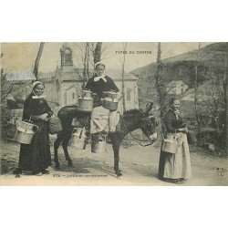 19 TYPES DU CENTRE. Laitières corréziennes 1906