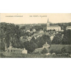 63 VENSAT. Vue générale de la Ville. Carte rare et impeccable 1915