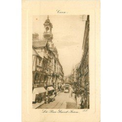 carte postale ancienne 14 CAEN. Top Promotion La Rue Saint-Jean magasin Kodak Photographie Moderne