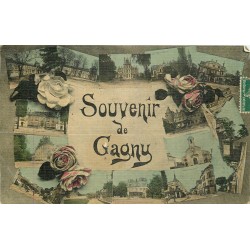 93 GAGNY. Carte toilée multivues