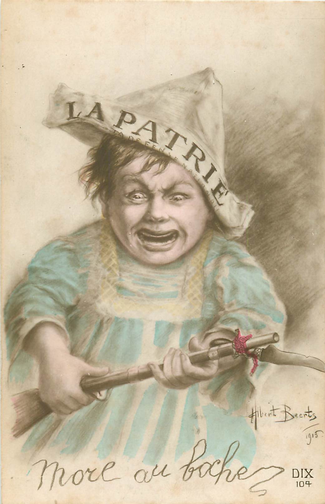 Illustrateur ALBERT BEERTS. Journal La Patrie et more au Boches