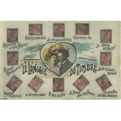 FANTAISIE. Le Langage du Timbre en Amour 1908