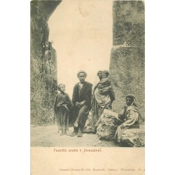 Famille arabe à Jérusalem vers 1900