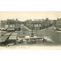 carte postale ancienne 14 DEAUVILLE. Le Marché Place Morny