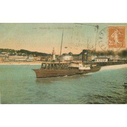 carte postale ancienne 14 TROUVILLE. Top Promotion. Le Bateau du Havre 1930