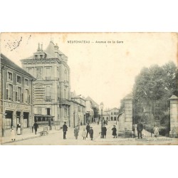 88 NEUFCHATEAU. Café Agriculture avenue de la Gare 1906