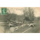 2 Cpa 94 BRY-SUR-MARNE. Troupeau de Moutons et Source d'Argent au Petit Bry 1909