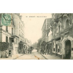 95 ERMONT. Garage et Rôtisserie rue de la Gare 1907