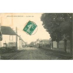 89 AILLANT-SUR-THOLON. La Belle-Idée avec attelage 1910