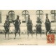 2 cpa 49 SAUMUR. Ecole de Cavalerie. Courbettes et Doublé au Carroussel 1913