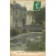 93 STAINS. Porte et Fossés ancien Château 1912 avec personnages sur le petit Pont
