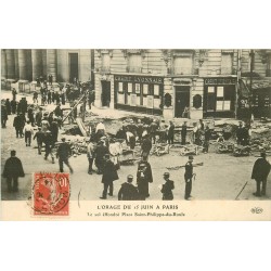 PARIS VIII. Orage 1914 Place Sain-Philippe-du-Roule Banque Crédit Lyonnais