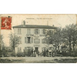 92 GRESILLONS. Café des Amis de la Joie 1907