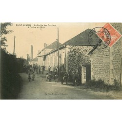 87 SAINT-JUNIEN. Sortie des Ouvriers Usine du Goth 1910