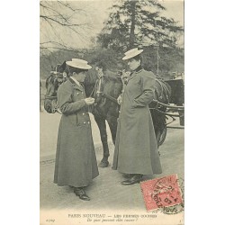 PARIS NOUVEAU. Les Femmes Cocher Cochère 1907. De quoi causent-elles ?