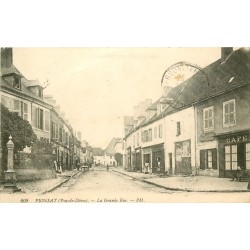 63 PIONSAT. Café sur la Grande Rue 1910